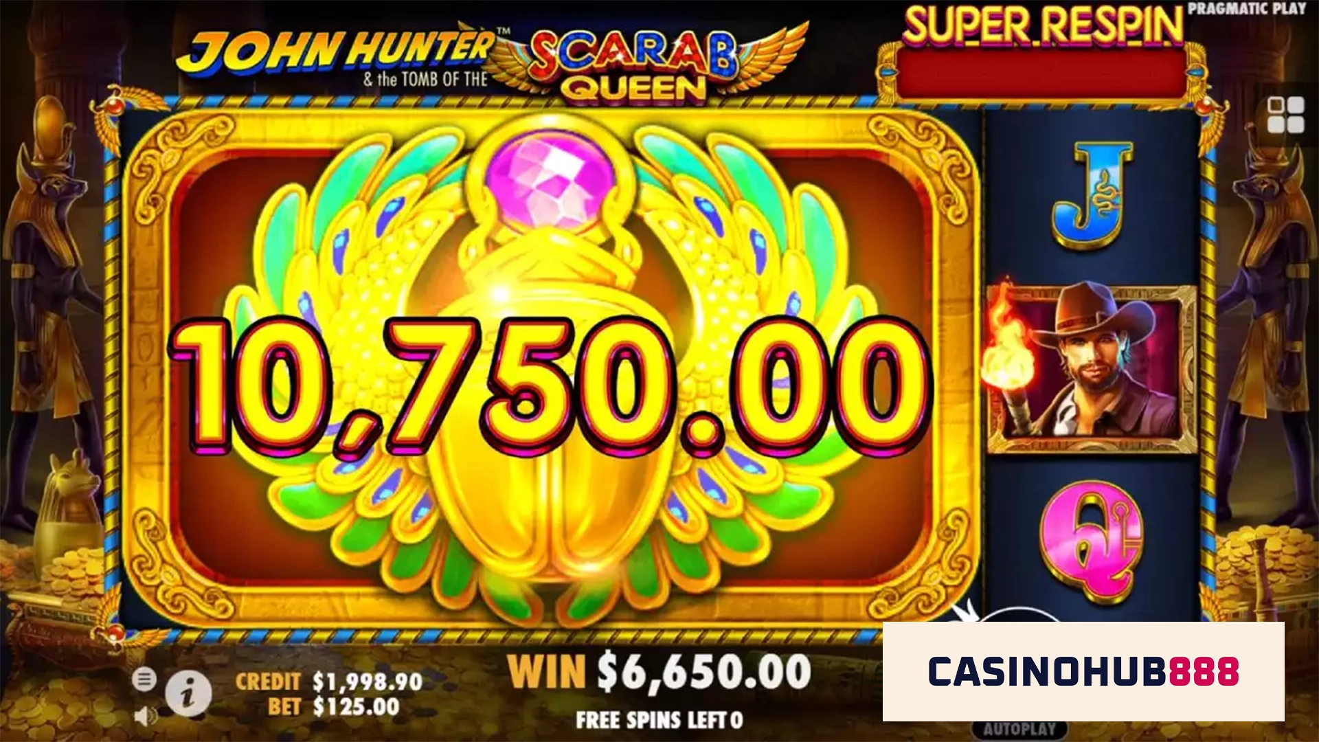 john-hunter-and-the-tomb-of-the-scarab-queen-hihglight วิธีเล่น สล็อต John Hunter